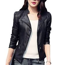 Veste en cuir courte
